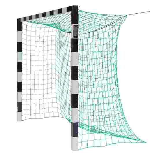 Sport-Thieme Håndboldmål Hall fodboldmål 3x2 m, in bøsninger med Premium-stål-hjørneforbindelse Uden netbøjler, Sort-sølv