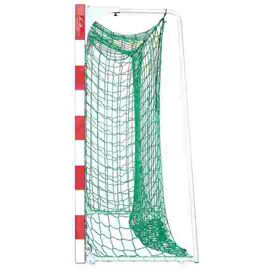 Sport-Thieme Håndboldmål med faststående netbøjler Standard, måldybde 1 m, Sort-sølv