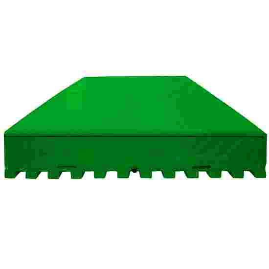Sport-Thieme Højdespringsmåtte med integreret lamelramme Grøn, 400x250x60 cm