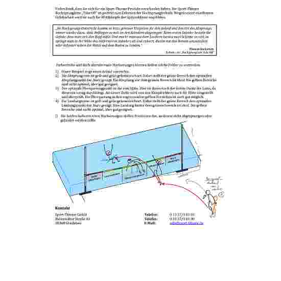 Sport-Thieme Højdespringsoverligger &quot;Take Off&quot;