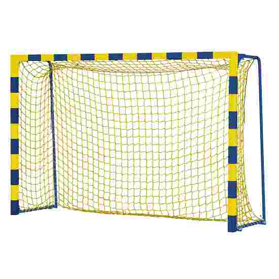 Sport-Thieme Handballtor &quot;Colour&quot; mit fest stehenden Netzbügeln Standard, Tortiefe 1 m, Gelb-Blau