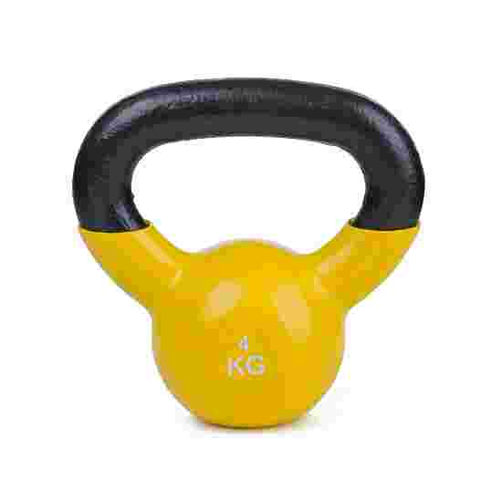 Sport-Thieme Kettlebell &quot;Vinyl&quot; 4 kg, gul