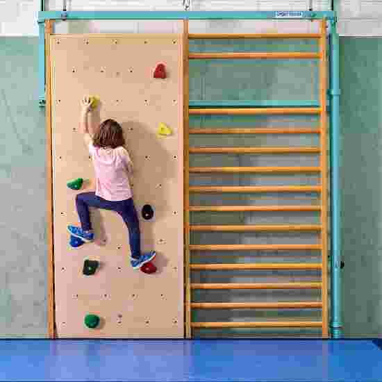 Sport-Thieme Kletterwand für Sprossenwand inkl. Klettergriff-Set &quot;Kinder&quot;