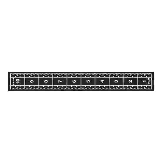 Sport-Thieme Kunstrasen-Laufbahn &quot;Premium&quot; Schwarz, 10,40x1,33 m