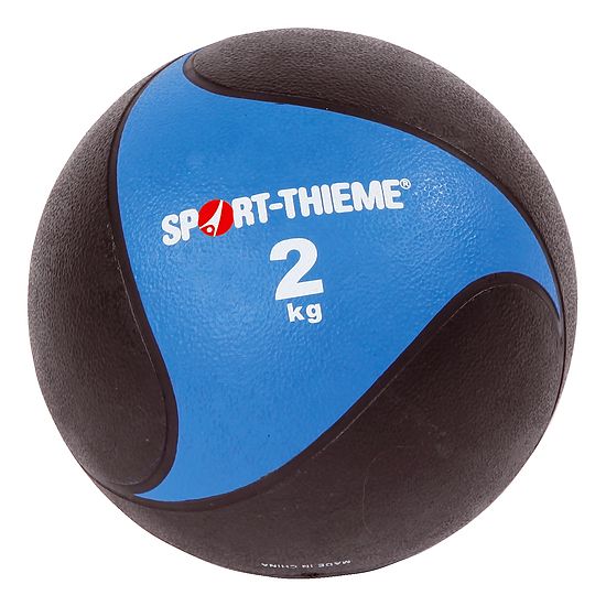 Sport-Thieme® Medicinbold af gummi 2 kg, ø 22 cm