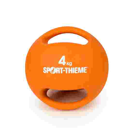 Sport-Thieme Medicinbold &quot;Dual Grip&quot; 4 kg, Orange