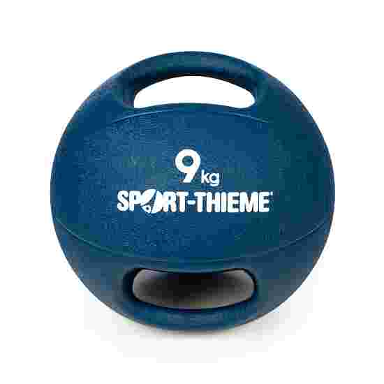 Sport-Thieme Medicinbold &quot;Dual Grip&quot; 9 kg, Mørkeblå