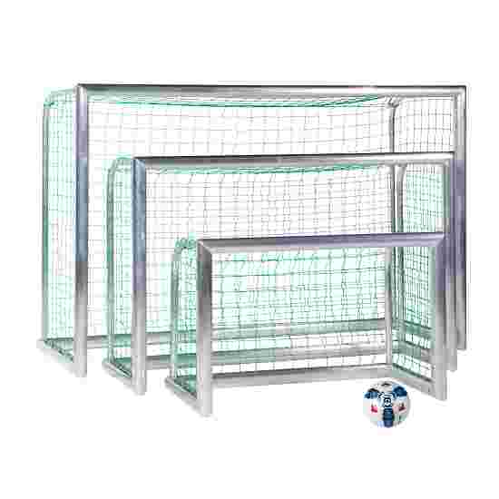 Sport-Thieme Mini-fodboldmål &quot;Professional Kompakt&quot;, Alu-Naturblank 1,20x0,80 m, Inkl. net, grøn (Maskestr. 10 cm)