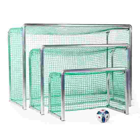 Sport-Thieme Mini-fodboldmål &quot;Protection&quot; 1,20x0,80 m, Måldybde 0,70 m, Inkl. net, grøn (maskestr. 4,5 cm)