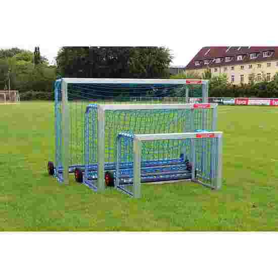 Sport-Thieme Mini-fodboldmål &quot;Safety&quot; med PlayersProtect 1,20x0,80 m, Inkl. net, grøn (Maskestr. 10 cm)