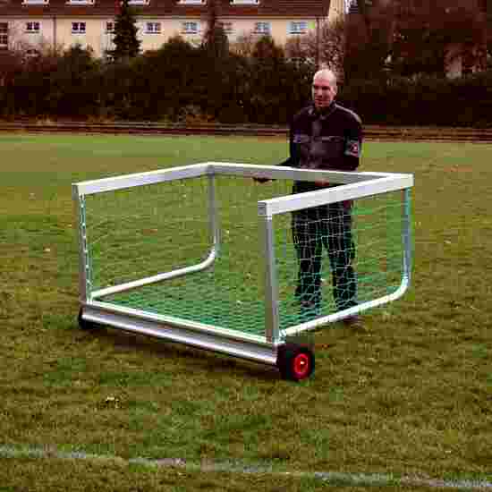 Sport-Thieme Mini-fodboldmål &quot;Safety&quot; 1,20x0,80 m, Inkl. net, grøn (Maskestr. 10 cm)