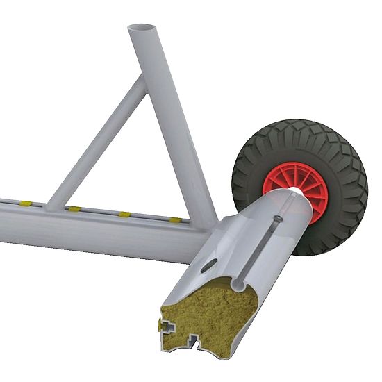 Sport-Thieme® Mini-fodboldmål "Safety" 1,20x0,80 m, Inkl. net, grøn (Maskestr. 10 cm)