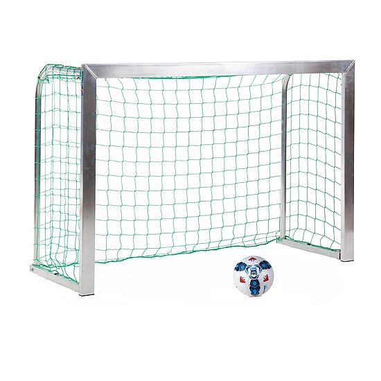 Sport-Thieme Mini-Trainingstor mit anklappbaren Netzbügeln 1,80x1,20 m, Tortiefe 0,70 m, Inkl. Netz, grün (MW 10 cm)