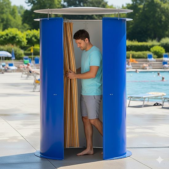 Sport-Thieme Omklædningskabine &quot;Flotsak&quot; Blå