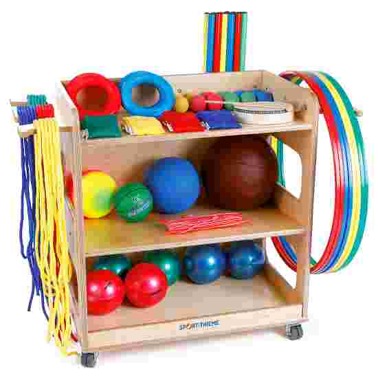 Sport-Thieme Opbevaringsvogn &quot;Gym&quot; Vogn inklusiv indhold