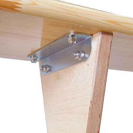 Sport-Thieme® "Original" Gymnastics Bench 2 m, DIN 7909, Without castors