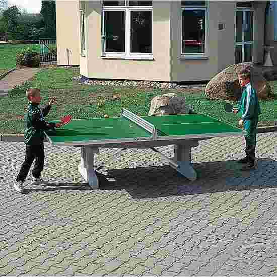 Sport-Thieme Polymerbeton Bordtennisbord &quot;Premium&quot; Kort fod, fritstående, Grøn