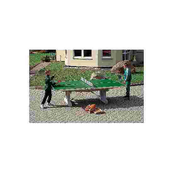 Sport-Thieme &quot;Premium&quot; Polymer Concrete Table Tennis Table Short legs, free-standing, Green