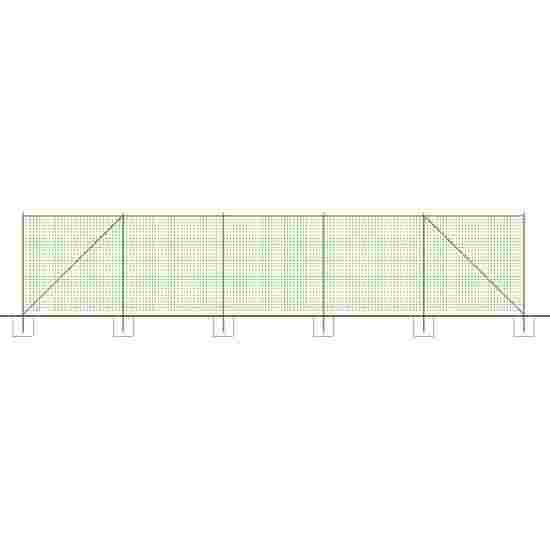 Sport-Thieme &quot;Standard&quot; Ball-Stop Fence, 25×5 m Without ground sockets