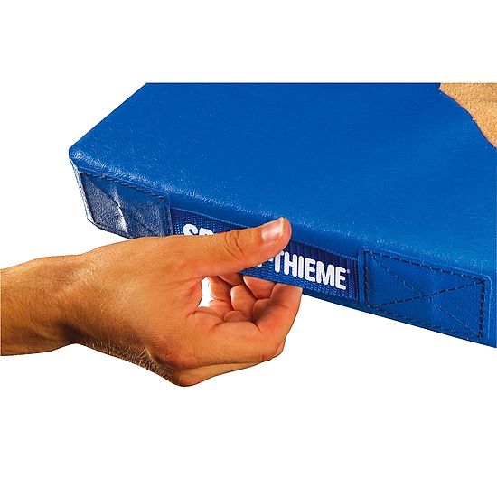 Sport-Thieme® "Super" Gymnastics Mat, 150x100x6 cm Basic, Blue gymnastics mat material