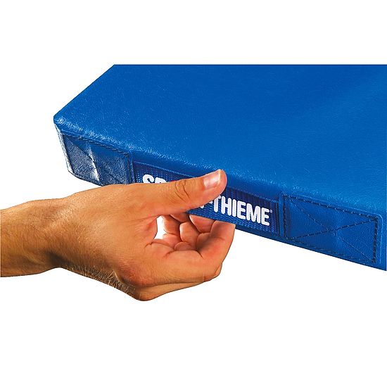 Sport-Thieme® "Super" Gymnastics Mat, 200x100x6 cm Basic, Blue gymnastics mat material