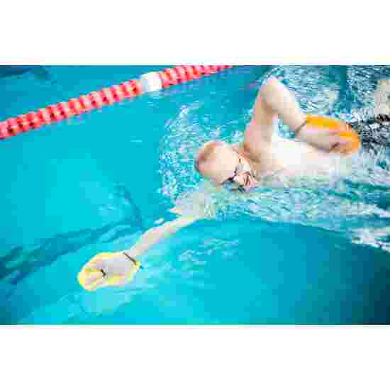 Sport-Thieme Svømmepaddles &quot;Swim-Power&quot; Str. M: 21x18 cm. Gul