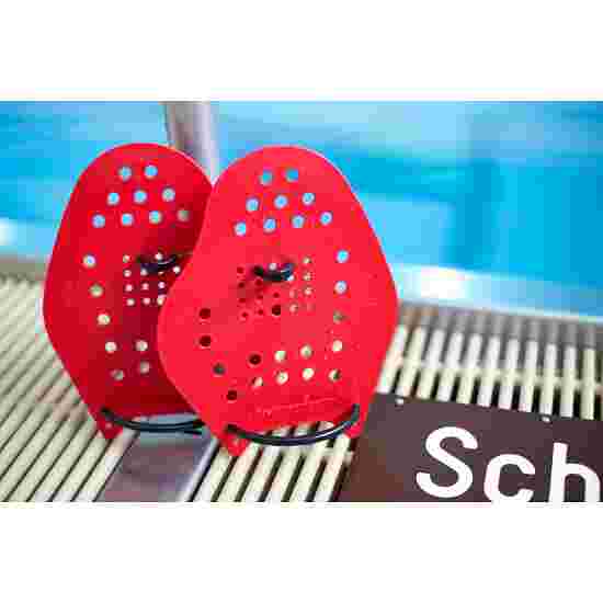 Sport-Thieme Svømmepaddles &quot;Swim-Power&quot; Str. L: 23x19 cm. Rød