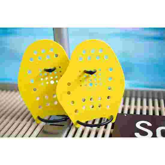 Sport-Thieme Swim-Power Paddles Str. M: 21x18 cm. Gul