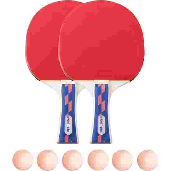 Sport-Thieme Tischtennisschläger-Set &quot;Champion&quot; Bälle Orange