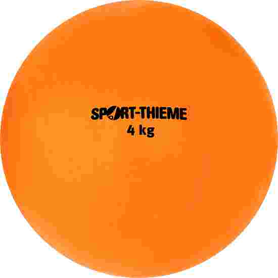 Sport-Thieme Trænings-Stødkugle &quot;Kunststof&quot; 4 kg, orange, ø 134 mm