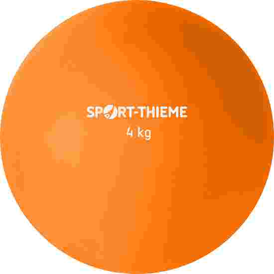 Sport-Thieme Trænings-Stødkugle &quot;Kunststof&quot; 4 kg, orange, ø 134 mm