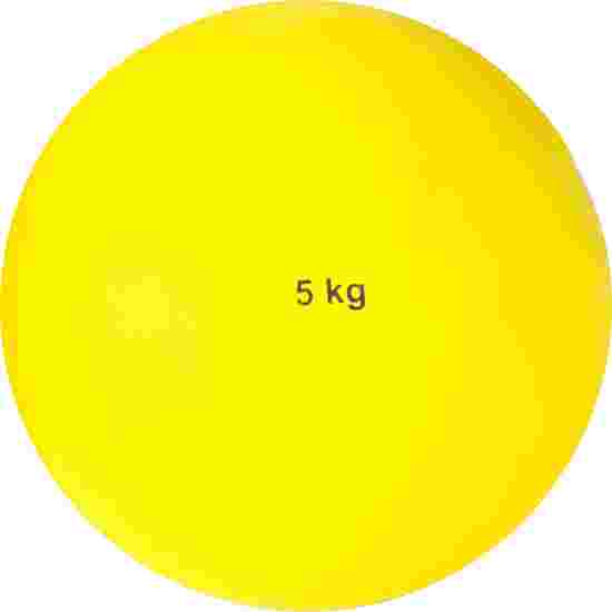 Sport-Thieme Trænings-Stødkugle &quot;Kunststof&quot; 5 kg, gul, ø 135 mm