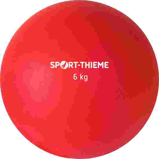 Sport-Thieme Trænings-Stødkugle &quot;Kunststof&quot; 6 kg, rød, ø 140 mm 