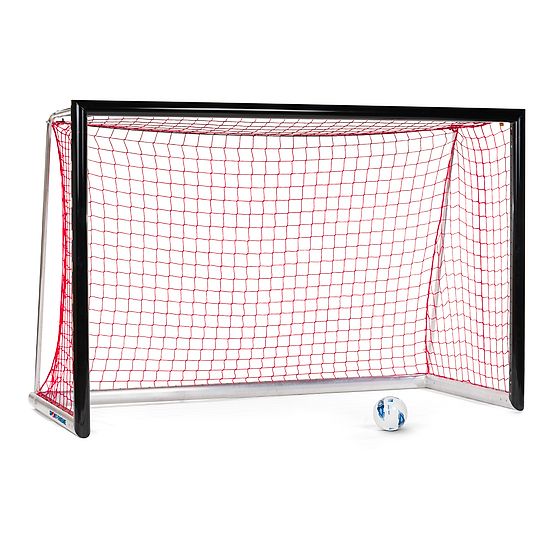Sport-Thieme Trainingstor "Color Konzept" Kleinfeldtor 3x2 m, Schwarz/Rot