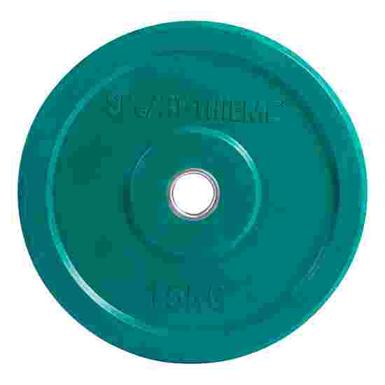Sport-Thieme Vægtskiver &quot;Bumper Plate&quot;, farvet 15 kg. Grøn