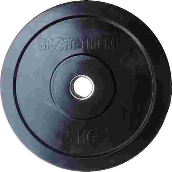 Sport-Thieme Vægtskiver &quot;Bumper Plate&quot;, sort 5 kg