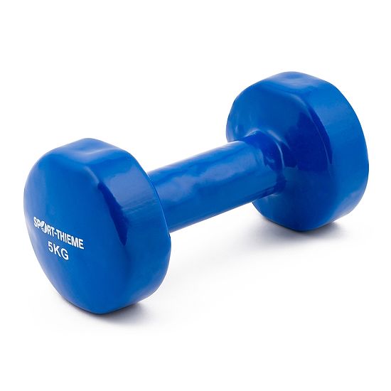 Sport-Thieme® Vinyl Håndvægt 5 kg, blå