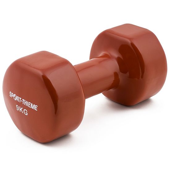 Sport-Thieme® Vinyl Håndvægt 9 kg, brun