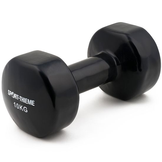 Sport-Thieme® Vinyl Håndvægt 10 kg, sort