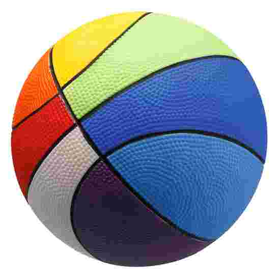 Sport-Thieme Weichschaumball &quot;PU-Basketball&quot; Rainbow, ø  200 mm, 300 g