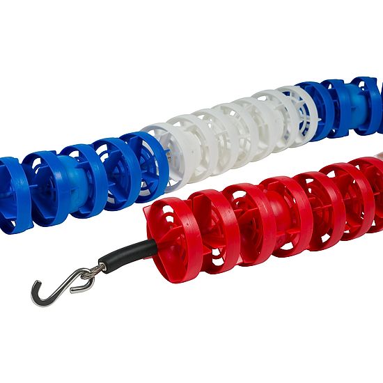 Sport-Thieme® Wettkampfleine "Wave Reduction" 25 m, Standard, Disk ø 10 cm