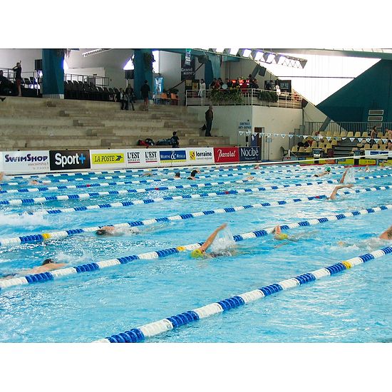 Sport-Thieme® Wettkampfleine "Wave Reduction" 25 m, Standard, Disk ø 10 cm