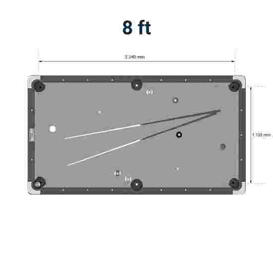 Sportime Billardbord &quot;Galant Black Edition&quot; 8 ft