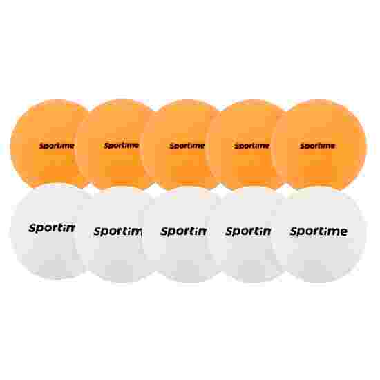 Sportime Kickerbälle-Set &quot;Guardian&quot; 5 Stück Weiß und 5 Stück Gelb