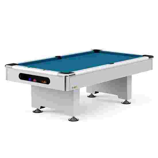 Stradivari Billardtisch &quot;Club Pro&quot; in Weiß Simonis 860, 7 ft (Spielfeld 198x99 cm), Tournament-Blue