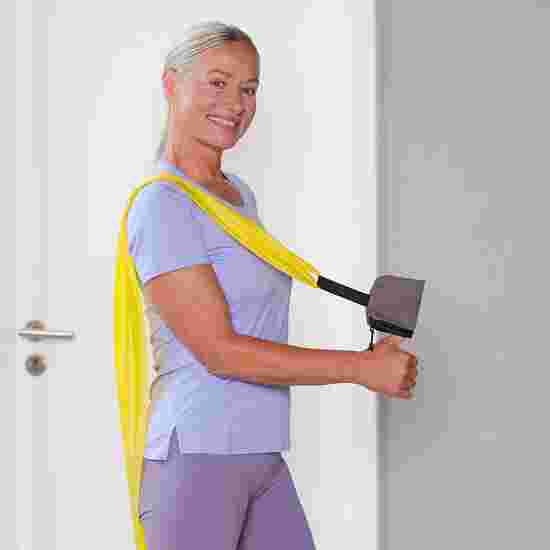 TheraBand Fitnessbånd 250 cm i Lynlåstaske Let, Gul