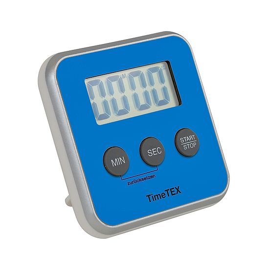 TimeTEX Digitale Zeitdauer-Uhr Compact Grün – Stoppuhr Mit Sekundengenauer Eingabe & Lautlosem Betrieb