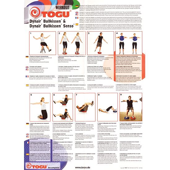 Togu® Dynair® Boldpude® Senso Blå