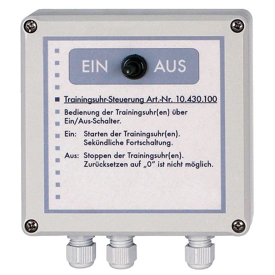 Trainingsuhr mit Sekundenkreuz Batteriebetrieb 1,5 V
