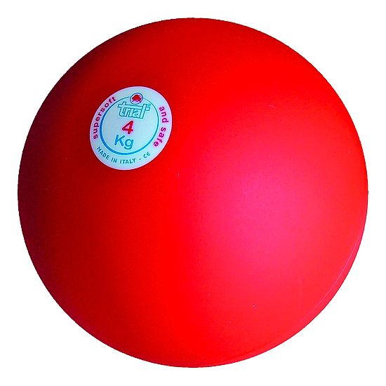 Trial® Stoßkugel 4 kg, Rot